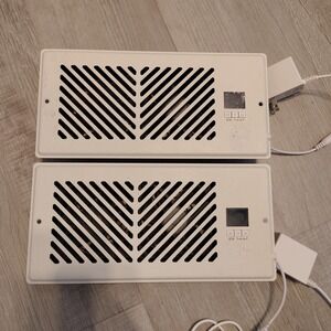 Register‎ Booster Fan, Quiet Vent Booster Fan Fits 4" x 10" Register Holes